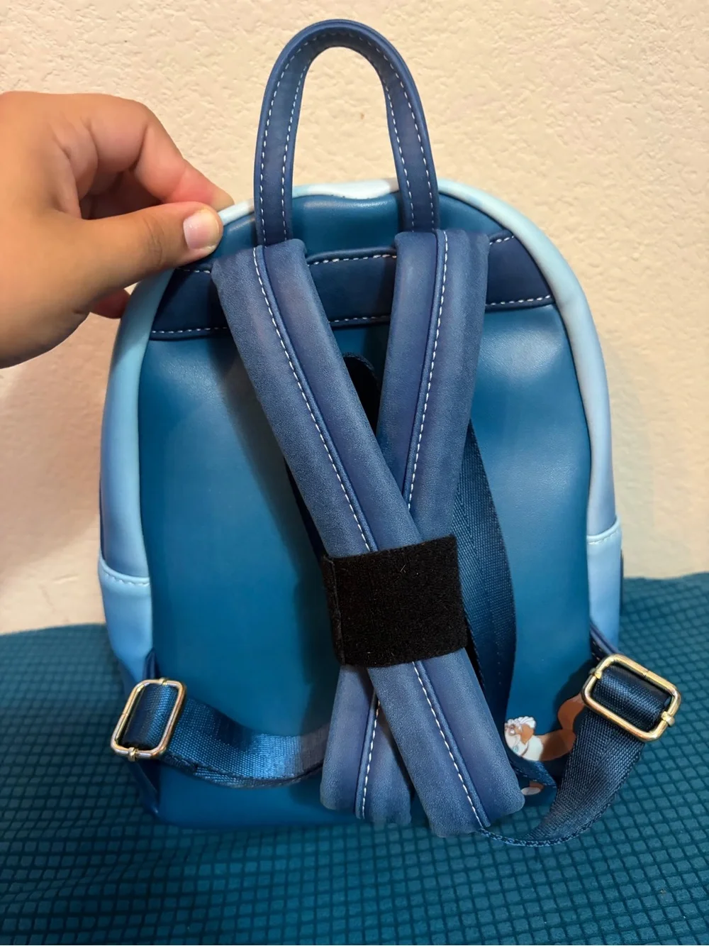 LoungeFly Peter Pan Moonlit Blue Mini Backpack